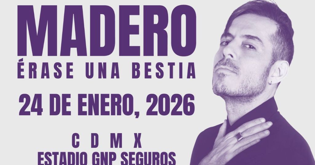 José Madero regresa a la CDMX con show en el Estadio GNP Seguros