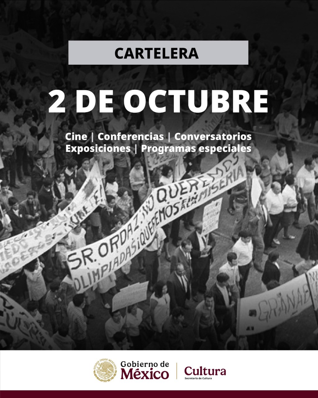 Presenta SC programa conmemorativo del Movimiento estudiantil de&nbsp;1968