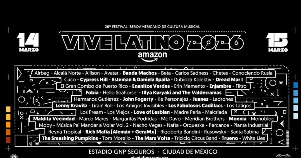 Vive Latino 2026: dos días donde el código es la&nbsp;música