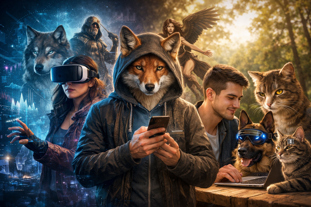 Del mito a la identidad digital: cuando lo humano y lo animal se cruzan en la ficción y la vida&nbsp;real