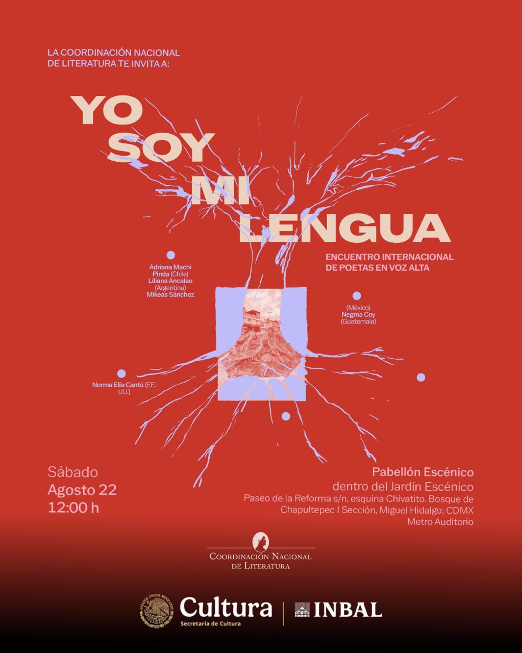 Poesía en mapuche, maya kaqchikel, zoque y español llegará al Jardín&nbsp;Escénico