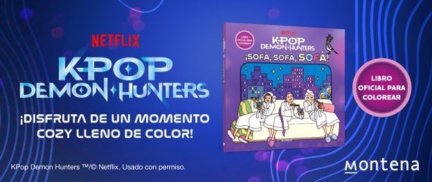 De la pantalla al papel: K-Pop Demon Hunters llega con un libro para&nbsp;colorear